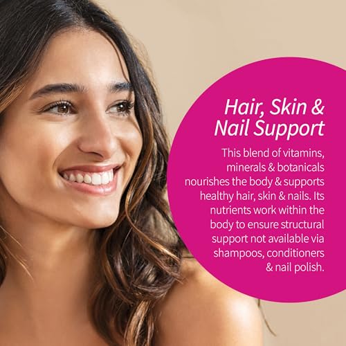 Applied Nutrition Longer Stronger Hair & Nails - 60 Liquid Soft-Gels - Biotin, Silica & Collagen - 30 Servings