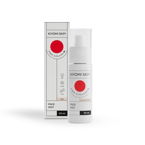 Kiyomi Skin Travel Face Mist 1 fl.oz. Moisturizer with Hyaluronic Acid, 5-ALA, Lavender and Green Tea Moisturizing Spray