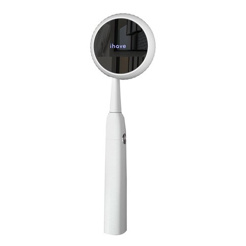 iHave Toothbrush Sanitizer – Wall-Mounted UV Toothbrush Holders for Bathrooms, Stylish Bathroom Accessories and Bathroom Decor for Home & RV, Travel Essentials, Cool Gadgets (White)