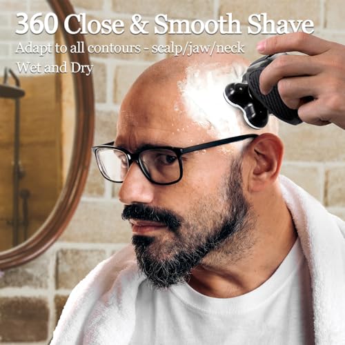 2 Pack Blade Pro Replacement Head Compatible with Remington Balder Pro XR7000, 5 Dual Track Shaver Heads for a Smooth and Close Shave with No-Irritation.