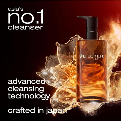 shu uemura Ultime8 Sublime Tsubaki Cleansing Oil, Gentle Makeup Remover and Facial Cleanser for All Skin Types, 15.2 Fl. Oz.
