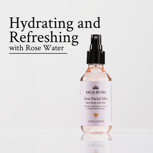 ABEJA REYNA Rose Facial Mist with Organic Honey & Aloe Vera 125ml