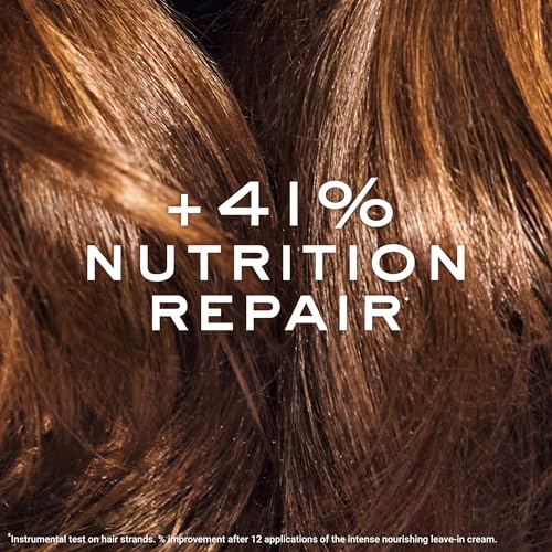 Nuxe Hair Prodigieux Intense Nourishing Leave-in Cream. Repairs & Protects Hair From Heat, For Soft, Shiny and Healthy Looking Hair. With Argan and Jojoba Oil, 3.4 Fl Oz
