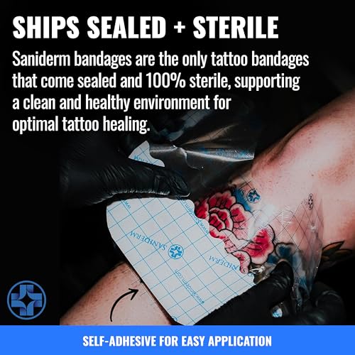 Saniderm Original Tattoo Aftercare Bandage (Personal Roll, 10.2 in x 2 yd)