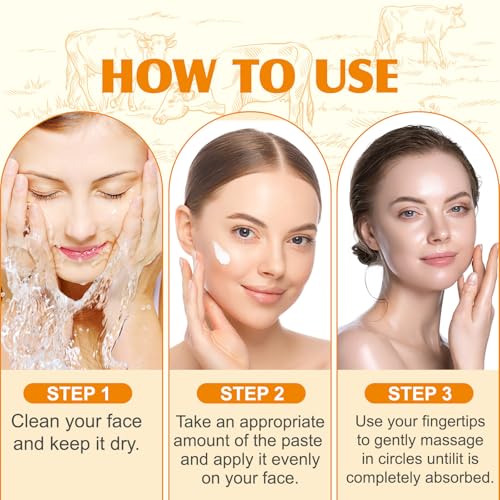 Beef Tallow for Skin, Beef Tallow and Honey Balm for Skin & Face Deeply Nourishing Face Body Moisturizer, for Dry Care & Anti-Aging- 60g