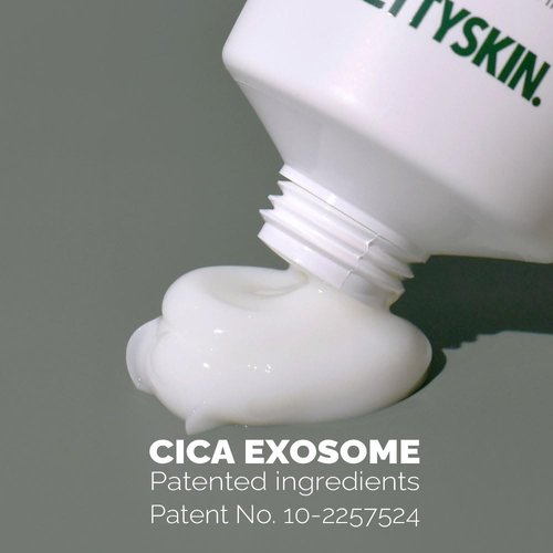 PRETTYSKIN Cica Exosome Soothing Cream with 75% Centella Asiatica Extract, Vitamin K Complex, and Hyaluronic Acid – Gentle Hydration for Sensitive Skin (2.02 fl.oz / 60ml)