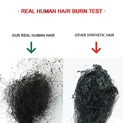 100% Real Human Hair Dreadlock Extensions, ADIASAI 0.8cm Thickness 14 Inch 60 Strands Can Be Dyed and Bleached Full Hand-made Loc Extensions for Men Women Kids 100% Unprocessed Natural Black