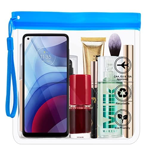 4Pcs Reusable TSA Approved Security Clear Toiletry Bag-Quart Size Travel Bag Tsa Approved for EU UK & US Carry-on Regulations Security Travel Bags for Liquids, Leakproof Travel Accessories