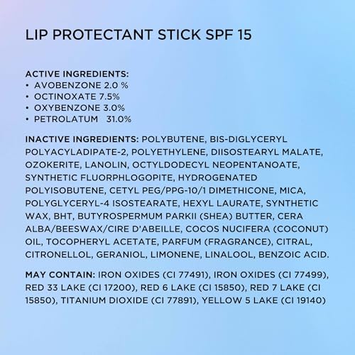 Elizabeth Arden Eight Hour Cream Lip Protectant Stick, SPF 15 Sunscreen Balm, Moisturizer for Dry, Cracked Lips with Shea Butter, Coconut Oil & Vitamin E, 0.13 oz
