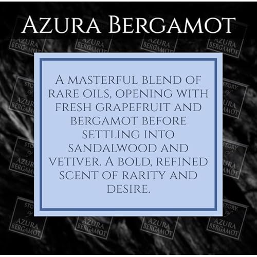Prince Parfums Dubai ? Story of Azura Bergamot ? Men¡¯s Extrait de Parfum 3.4 Ounces ? Luxury Cologne with Grapefruit, Bergamot, Sandalwood & Vetiver ? Fresh, Bold & Long Lasting Fragrance
