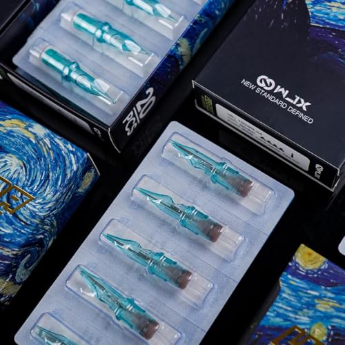 Wjx Ultra Tattoo Cartridges 1011RL 20Pcs Tattoo Needles Round Liner Bugpin Size Fit in Most Tattoo Guns