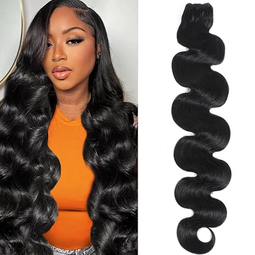 AZONA 16A Real Raw Bundles Body Wave Human Hair,No Tangle No Shedding Body Wave Bundles Human Hair,Triple The Lifespan Over Regular Virgin Hair Bundle,Silky And Soft 30 Inch