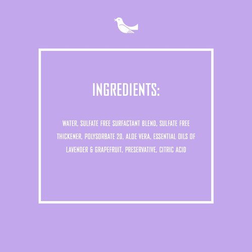 Rebel Green Liquid Hand Soap - Moisturizing Natural Bathroom & Kitchen Liquid Soap - Gentle Household Hand Wash (Lavender & Grapefruit, 16.90 Fl Oz (Pack of 4))