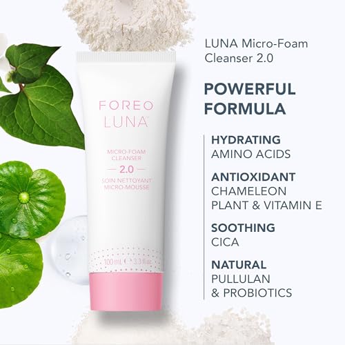 FOREO LUNA 4 Face Cleansing Brush | Firming Face Massager | Anti Aging Face Care | Enhances Absorption of Facial Skin Care Products | Simple Skin Care Tools