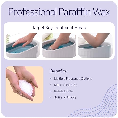 Therabath Paraffin Wax Refill - Thermotherapy - Use to Relieve Arthritis Discomfort, Stiff Muscles, & Dry Skin - For Hands, Feet, Body - Deeply Hydrates & Protects - Made in USA, 6 lb. ScentFree