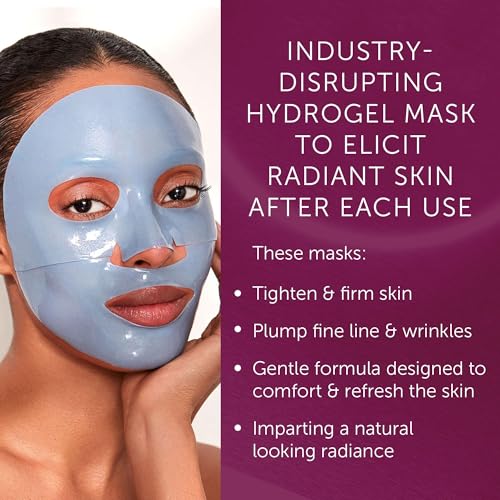 111SKIN Cryo De-Puffing Energy Facial Mask - Fragrance Free - Tighten, De-Puff & Refresh - Peptides & Caffeine - Set of 5 (1 oz each) - Depuffing Face Mask