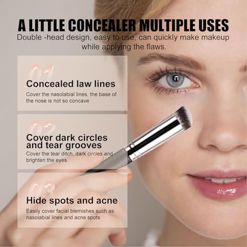 Tattoo Cover Up, Invisible Waterproof Concealer,Long Lasting Professional Skin Makeup Concealer Kit for Body Leg Tattoo, Scars, Dark Spots,Birthmarks,3 color