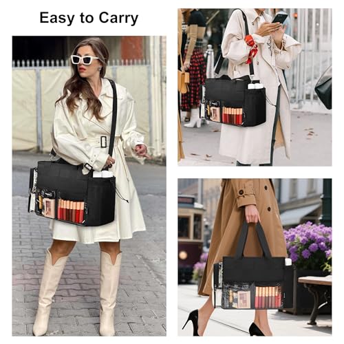 TANTO Travel Makeup Bag Extra Large Makeup Artist Set Bag Cosmetic Organizer Bag Nurse Tote Bags Hair Stylist Travelling Duffle Bag Pro Cosmetic Case with Adjustable Dividers for Makeup Beauty Lover