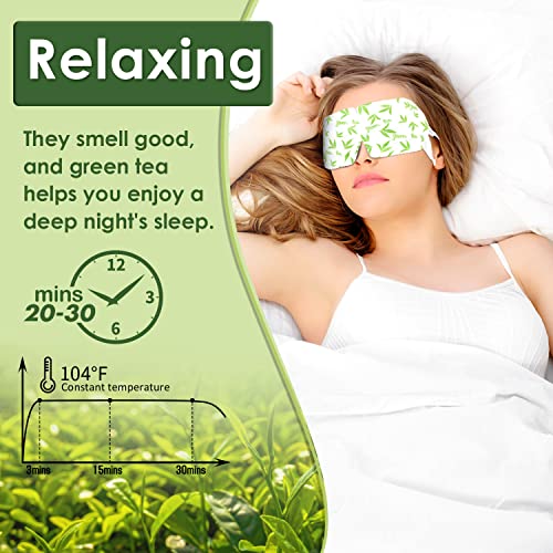 18 Pack Self Heating Eye Mask,6A Silk Cotton Material Steam Eye Mask, Self Heated Warm Compress For Fast Relief Of Dry Eyes, No Microwave Needed, Eye Treatment Products For Dry Eye Relief