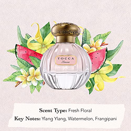 Tocca Simone Women's Perfume, 1.7oz (50 ml) - Fresh Floral - Breezy, Sparkling, Radiant Fragrance