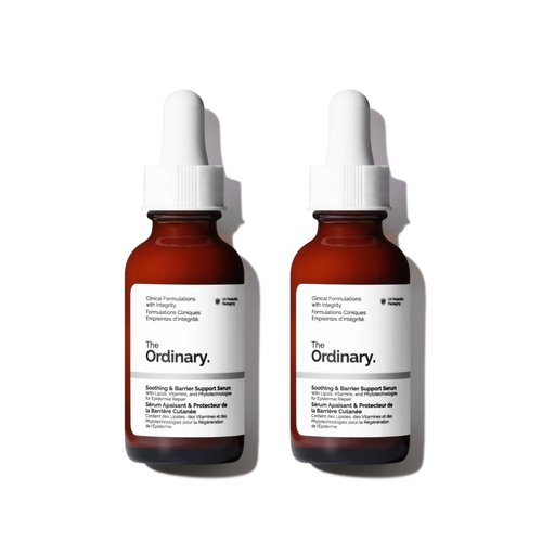 The Ordinary Soothing & Barrier Support Serum, Redness-Reducing & Hydrating Solution for Skin Barrier Recovery, 1 Fl Oz (Pack of 2)
