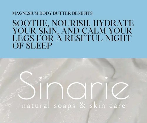 Sweet Dreams Magnesium Emulsified Body Butter, 4 oz., 1 Count | Mango Butter | Premium Magnesium Oil | Natural Ingredients | Magnesium Lotion