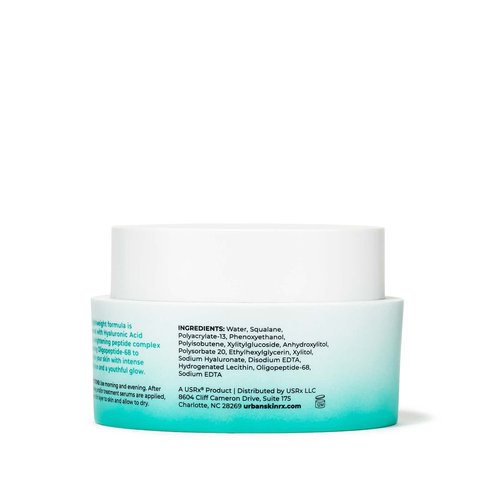 Urban Skin Rx® Pro Strength HydraBalance Brightening Moisture Infusion Quick-Absorbing Moisturizer, Fragrance-Free, Formulated with Squalane & Hyaluronic Acid, Combats Dehydration & Texture, 1.69 Oz