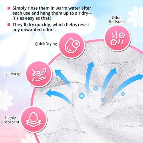 HOMERHYME Microfiber Washcloths Face Towel, 12 Pack White Towels Fingertip Washcloth, Soft Lint Free Quick Dry Bulk Absorbent Reusable Wash Cloths for Bathroom, Salon, Spa, Gym