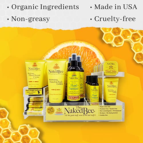 The Naked Bee Gentle Shampoo (8 oz) Orange Blossom Honey Clarifying Shampoo for Women - Deep and Mild Cleansing for Scalp - Nourishing Hair Wash for Smoother and Softer Hair - For Oily & Dry Scalps