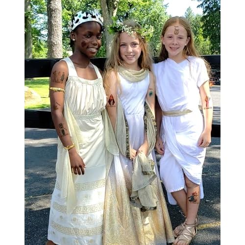 150Pcs Greek Mythology Temporary Tattoos - Greek Mythology Decor & Ancient Greece Decorations - Greek Mythology Party Decorations - Hypoallergenic Temporary Tattoos for Kids