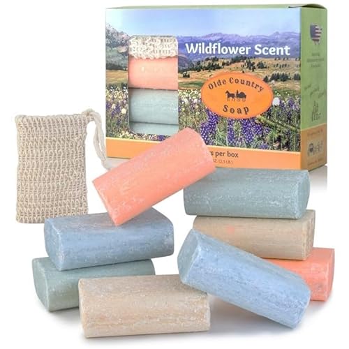 The Original 8-Bar Box - (8) Natural Soap Bars (5oz. each) + (1 pc.) Complimentary Sisal Fiber Soap Bag