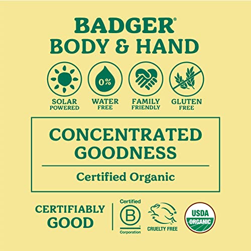 Badger Cuticle Care, 100% Organic Cuticle Cream for Natural Nail Care, Soothe & Restore Dry & Splitting Cuticles, Rich Shea Butter, Light Citrus Scent, .75oz Tin