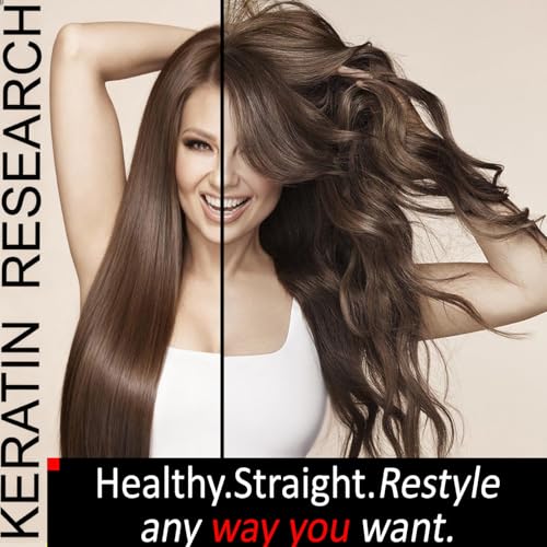Brazilian Keratin Blowout Straightening Smoothing Hair Treatment 4 Bottles 1000ml Kit Includes Sulfate Free Shampoo Conditioner set by Keratin Research Queratina Keratina Brasilera Tratamiento
