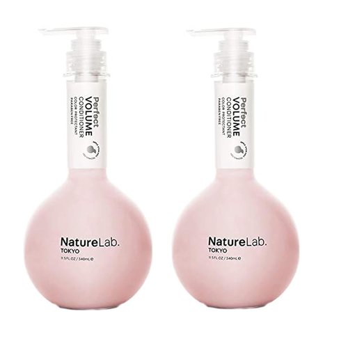NatureLab.TOKYO Perfect Volume Conditioner: Lightweight Hair Conditioner, Build Lift, and Body to Flat, Fine, or Limp Hair I 11.5 FL OZ / 340ml (2 Pack) | $38 VALUE