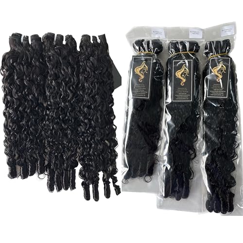 Burmese Curly Human Hair Bundles 22 24 26 Inch Curly 3 Bundles Unprocessed Burmese Raw Hair Extension Real Human Hair 12A Natural Color Spiral Curly End