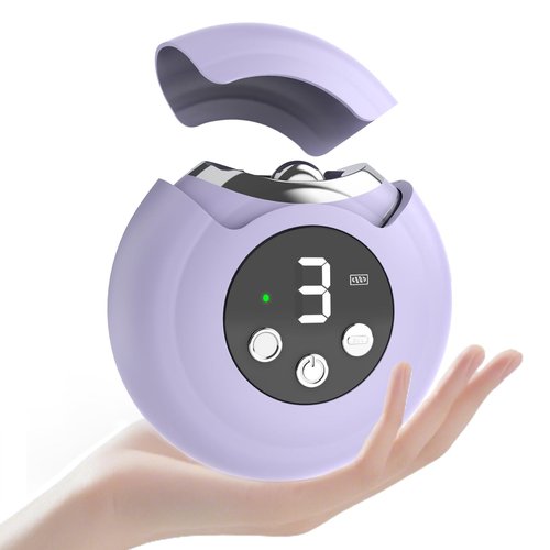 Electric Nail Clipper, 3 in 1 Electric Toenail Clippers for Seniors, 3 Speed Automatic Electric Nail Trimmer, Portable Fingernail Clipper with Led Light Rechargeable Electric Polishing for Women Men