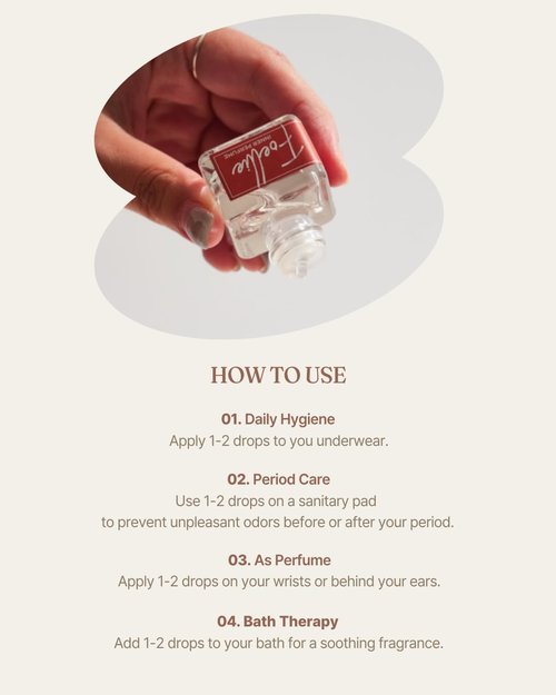 Foellie Eau de Noir Underwear Perfume, 0.169 fl oz (5 ml)