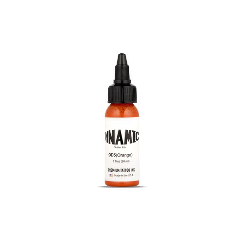 Dynamic Color Co Orange Tattoo Ink (1oz Bottle): Vibrant, Sterilized, Vegan & USA-Made Since 1990 – Trusted by Artists Worldwide