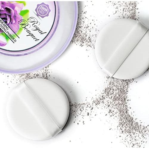 R-NEU Body Powder for Women with Powder Puff, 100% Talc-Free, Elegant Royal Bouquet Scented Dusting Powder, After Bath for Soft Skin, Extra Large, 1 Pack (5oz)