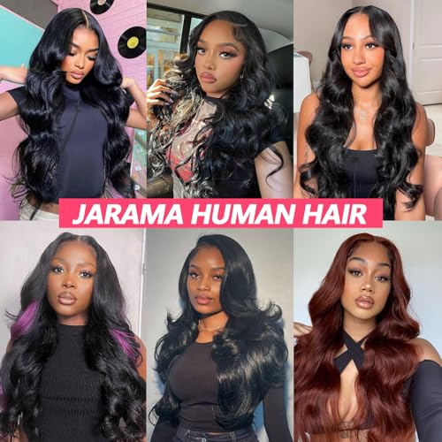 12A Body Wave Bundles with Frontal Human Hair 16 18 20+14 Inch Brazilian Virgin Body Wave Human Hair Weave 3 Bundles with 13x4 HD Lace Frontal Closure