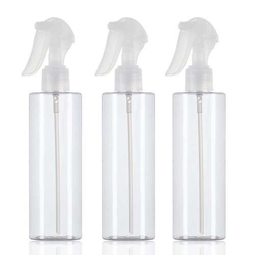 METCLARINDA 3 Pack Plastic Water Spray Bottle for Hair, 10 oz/300ml Plastic Empty Mister Spray Bottles for Cleaning, Cooking, Plant, Pet