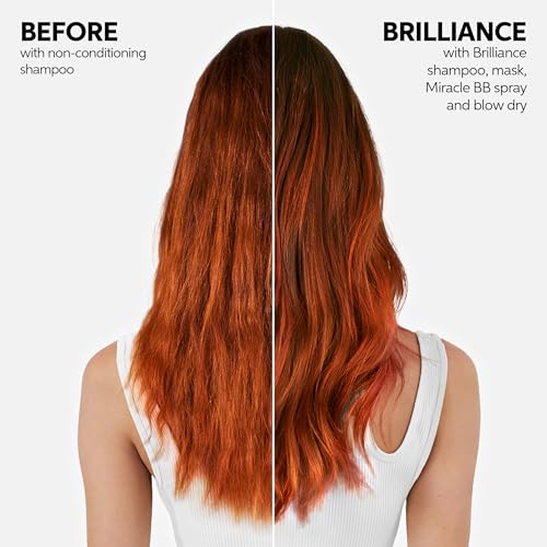 Wella Professionals Invigo Brilliance Conditioner for Coarse Hair | Intense Color Protection & Maintains Vibrancy | Formulated with Lime Caviar