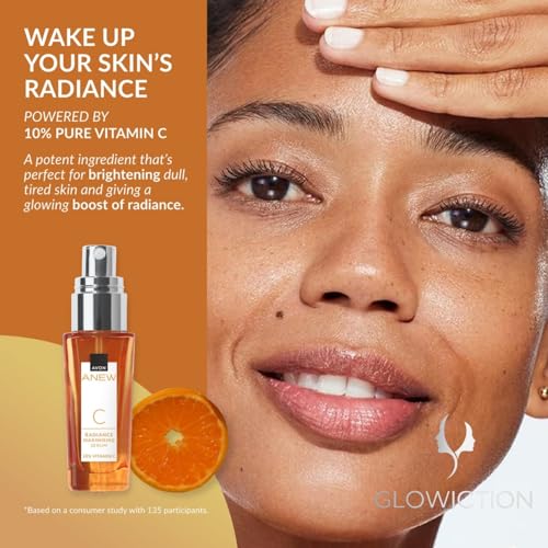 Vitamin C Radiance Serum 30ml ? Inspired by Avon Anew | Brightening & Antioxidant Face Serum with 30 Oranges Worth of Vitamin C | Even Tone, Smooth & Glowing Skin