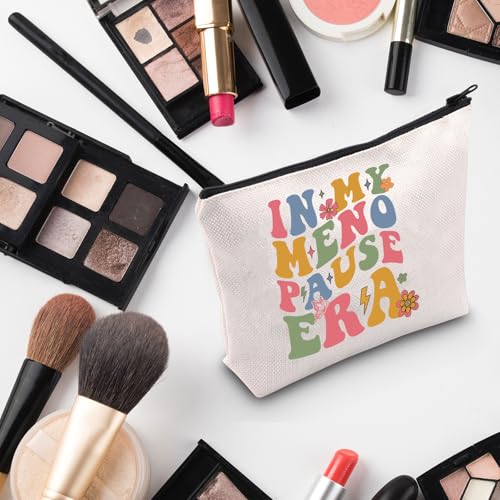 G2TUP Funny Menopause Gift My Menopause Era Makeup Bag Hormone Therapy Cosmetic Bag Hot Flashes Gift (Menopause Era MB)