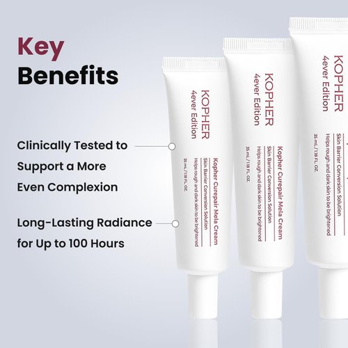 Kopher Curepair Mela Cream[4ever Edition] with 10GF Soothing & Repairing Moisturizer for Sensitive Skin - Redness Relief, Barrier Strengthening Skin, Korean Skincare (1.18 fl.oz.)