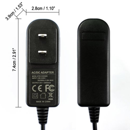 ENJOY-UNIQUE 4V 2A Adapter Charger Power Supply Cord Compatible with WAHL Razor Shaver 5 Star 8164/8591/ 8148/8504,Cordless Senior,Cordless Magic Clip,Finale Shaver Hair Clippers，US Plug