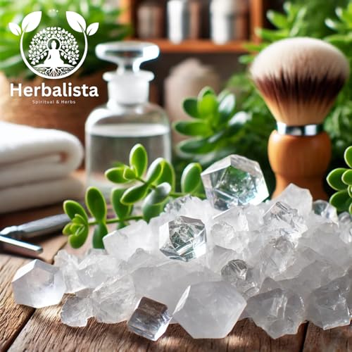 Premium Quality Large Alum Stone 16 oz (453g) - Natural Crystal Deodorant & Antiperspirant | Multi-Purpose Shaving Stone for Skin Care & Healing | Piedra de Alumbre