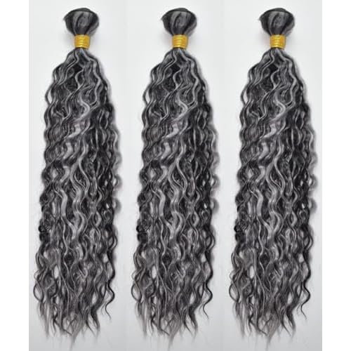 Human Hair Bundles 26 28 30 Inch 26 28 30 Inch Jerry Curly P4/GREY Bundles Human Hair 11A Brazilian Virgin Quick Weave Hair for Black Women
