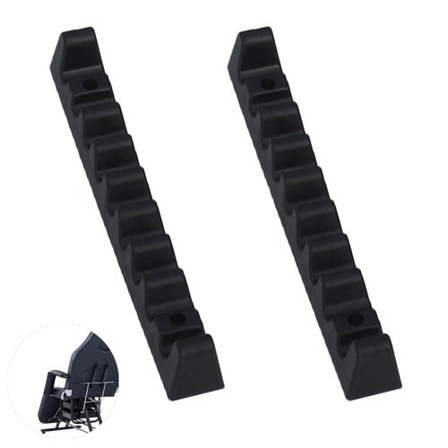 UtySty 2 Pack Message Bed Adjustment Bracket Replacement Parts Plastic Multi Position Adjustable Backrest Support Teeth Back Mount Brackets for Tattoo Chair Table Spa Salon Facial Esthetician Bed