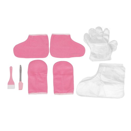 DOACT Paraffin Wax Kit, Spa Gloves Socks Set with Wax Applicator Brush Mitts Foot Liners Shovel for Skin Care Treatments